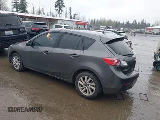 2013 Mazda 3 i Touring with VIN JM1BL1LP5D1840757, listed as a IAAI auction lot 41932440 with Not Provided miles and . Bid and sale history available at carsss.com. Image 3.