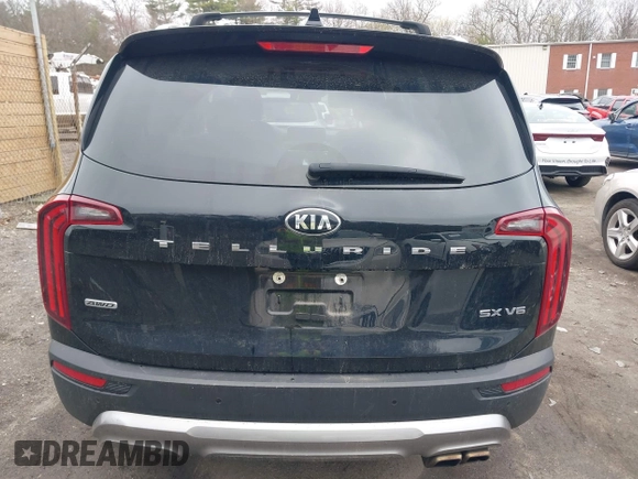 2020 Kia Telluride SX with VIN 5XYP5DHC5LG079332, listed as a IAAI auction lot 42080415 with 60,695 mi miles and . Bid and sale history available at carsss.com. Image 16.