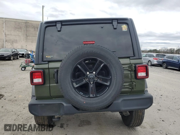2023 Jeep Wrangler Sport Altitude с VIN 1C4HJXDG5PW648280, выставлен на аукционе Copart как лот 47833835 с пробегом 27 764 миль миль и Списание • Salvage title. История ставок и продаж доступна на DreamBid. Изображение 6.