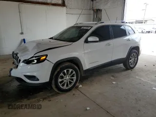 2019 Jeep Cherokee Latitude with VIN 1C4PJMCX6KD329096, listed as a Copart auction lot 58312555 with 60,696 mi miles and Salvage title. Bid and sale history available at DreamBid. Image 1.