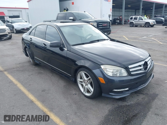 2011 Mercedes-Benz C 350 Sport with VIN WDDGF5GB0BR133816, listed as a IAAI auction lot 41304794 with 159,649 mi miles and . Bid and sale history available at DreamBid. Image 1.