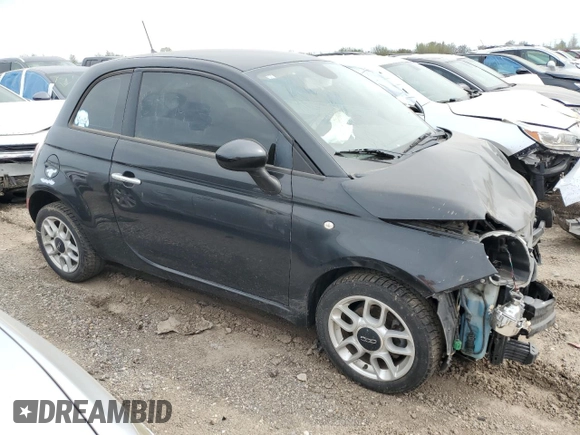 2013 FIAT 500 Pop z VIN 3C3CFFAR7DT711185, wystawiony jako Copart lot #54407005 z przebiegiem Nie podano mil oraz Szkoda całkowita • Salvage title. Historia ofert i sprzedaży dostępna na DreamBid. Obrazek 4.