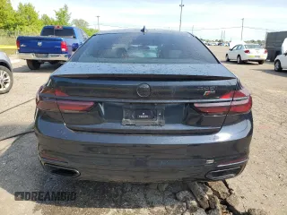 2016 BMW 7 Series 740i with VIN WBA7E2C56GG738788, listed as a Copart auction lot 60654015 with 96,059 mi miles and Clean title. Bid and sale history available at DreamBid. Image 6.