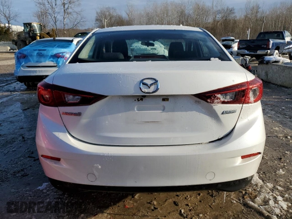 2016 Mazda 3 i Sport with VIN JM1BM1U77G1313626, listed as a Copart auction lot 44438735 with 106,973 mi miles and Salvage Title. Bid and sale history available at carsss.com. Image 6.