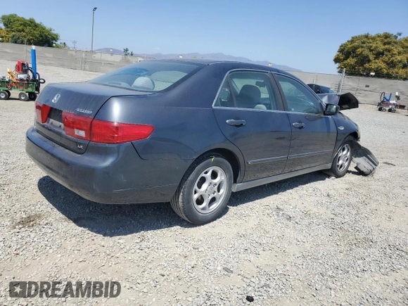 2005 Honda Accord LX with VIN 1HGCM56415A065869, listed as a Copart auction lot 62501495 with Not provided miles and Salvage title. Bid and sale history available at DreamBid. Image 3.