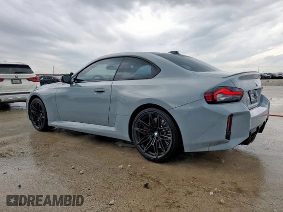 2024 BMW M2 z VIN 3MF13DM04R8E82744, wystawiony jako Copart lot #54774895 z przebiegiem 6 974 mil mil oraz Szkoda całkowita • Salvage title. Historia ofert i sprzedaży dostępna na DreamBid. Obrazek 2.