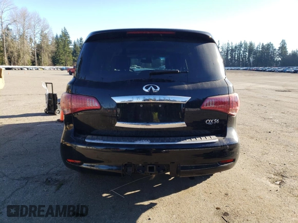 2012 Infiniti QX56 7-passenger z VIN JN8AZ2NE3C9021696, wystawiony jako Copart lot #42432495 z przebiegiem 153 684 mil mil oraz Szkoda całkowita • Salvage title. Historia ofert i sprzedaży dostępna na DreamBid. Obrazek 6.