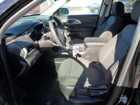 2020 Chevrolet Traverse LS with VIN 1GNERFKW1LJ142279, listed as a Copart auction lot 66882814 with 91,958 mi miles and Salvage Title. Bid and sale history available at carsss.com. Image 7.