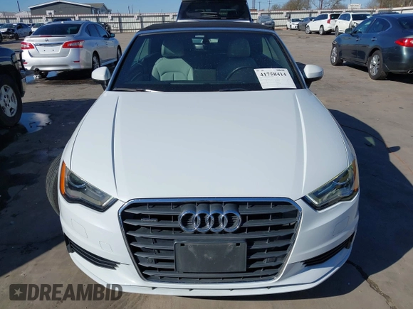 2016 Audi A3 2.0T Premium with VIN WAU78LFF9G1111894, listed as a IAAI auction lot 41758414 with 80,600 mi miles. Bid and sale history available at carsss.com. Image 12.