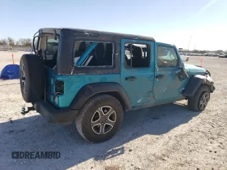 2020 Jeep Wrangler Unlimited Willys with VIN 1C4HJXDN4LW137202, listed as a Copart auction lot 86858234 with 109,509 mi miles and Salvage title. Bid and sale history available at DreamBid. Image 3.