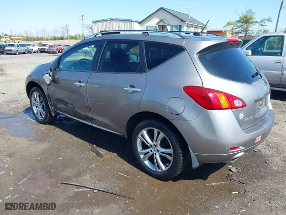 2010 Nissan Murano LE with VIN JN8AZ1MW8AW128584, listed as a IAAI auction lot 41913899 with 96,039 mi miles. Bid and sale history available at carsss.com. Image 3.