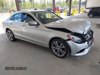 2017 Mercedes-Benz C 300 with VIN 55SWF4KB3HU179239, listed as a IAAI auction lot 42100360 with 121,396 mi miles and . Bid and sale history available at carsss.com. Image 1.