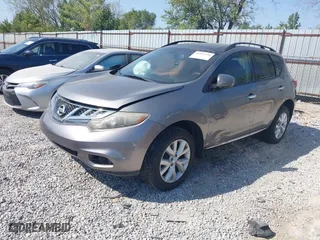 2011 Nissan Murano SV with VIN JN8AZ1MW8BW155298, listed as a IAAI auction lot 40313558 with 174,981 mi miles. Bid and sale history available at carsss.com. Image 2.