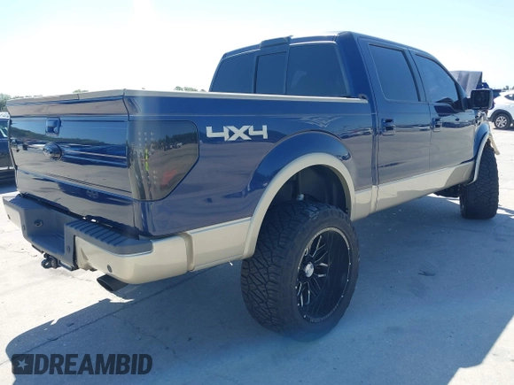 2010 Ford F-150 XL with VIN 1FTFW1EV7AKC34838, listed as a IAAI auction lot 41962185 with 141,456 mi miles. Bid and sale history available at carsss.com. Image 4.