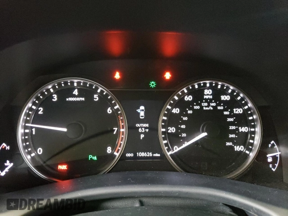2014 Lexus GS 350 with VIN JTHCE1BLXE5024729, listed as a Copart auction lot 74118594 with 108,626 mi miles and Salvage Title. Bid and sale history available at carsss.com. Image 9.