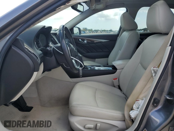 2018 Infiniti Q50 Luxe with VIN JN1EV7AP6JM350922, listed as a Copart auction lot 51506705 with 74,580 mi miles and Salvage Title. Bid and sale history available at DreamBid. Image 7.