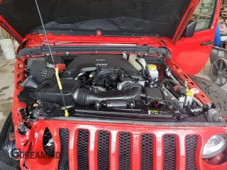 2018 Jeep Wrangler Unlimited Sport S with VIN 1C4HJXDG5JW285227, listed as a Copart auction lot 61264625 with 46,085 mi miles and Salvage title. Bid and sale history available at DreamBid. Image 12.