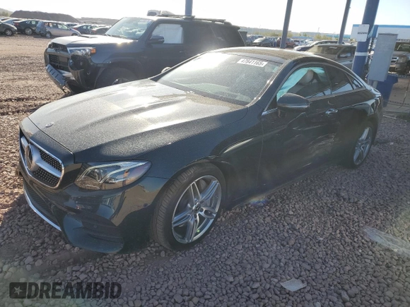 2018 Mercedes-Benz E-Class E 400 with VIN WDD1J6FB8JF012883, listed as a Copart auction lot 47841165 with 58,018 mi miles and Salvage Title. Bid and sale history available at carsss.com. Image 1.