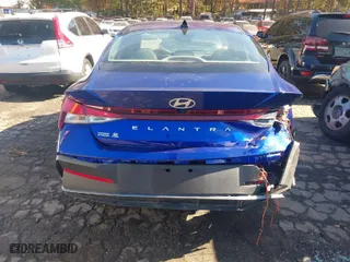 2024 Hyundai Elantra SEL with VIN KMHLM4DG7RU692937, listed as a IAAI auction lot 40840306 with 22,031 mi miles. Bid and sale history available at carsss.com. Image 6.