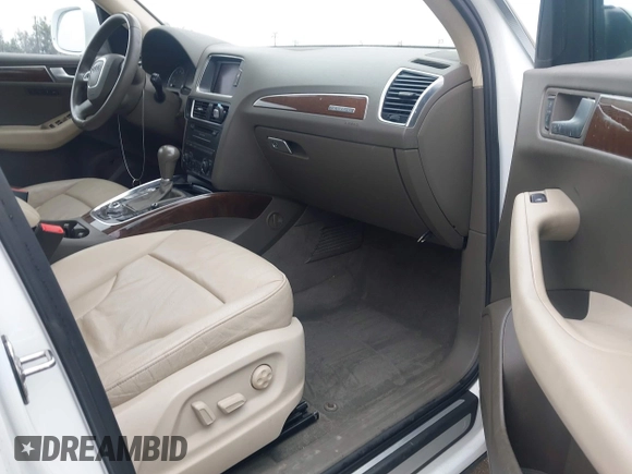 2012 Audi Q5 Premium Plus with VIN WA1LFAFPXCA125912, listed as a IAAI auction lot 42428627 with 128,617 mi miles and . Bid and sale history available at DreamBid. Image 5.