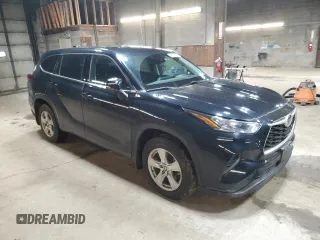 2020 Toyota Highlander L with VIN 5TDCZRBH8LS514044, listed as a Copart auction lot 53037635 with 49,001 mi miles and Salvage title. Bid and sale history available at DreamBid. Image 4.