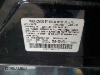 2008 Infiniti G35 with VIN JNKBV61EX8M221101, listed as a Copart auction lot 66737184 with Not Provided miles and Salvage Title. Bid and sale history available at DreamBid. Image 12.