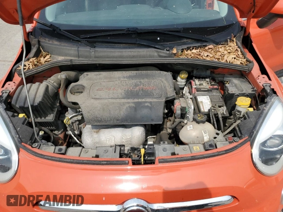 2016 FIAT 500X Lounge with VIN ZFBCFXDT9GP358436, listed as a Copart auction lot 59078905 with 123,978 mi miles and Salvage title. Bid and sale history available at DreamBid. Image 11.