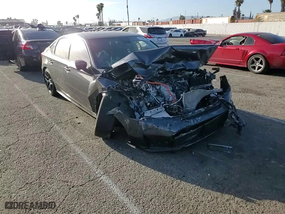 2025 Honda Civic Sedan Hybrid Sport with VIN 2HGFE4F83SH312992, listed as a Copart auction lot 47895135 with 0 mi miles and Salvage Title. Bid and sale history available at carsss.com. Image 10.