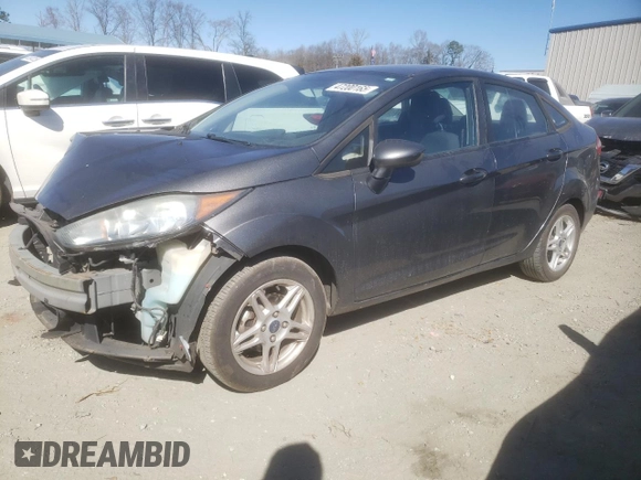 2017 Ford Fiesta SE with VIN 3FADP4BJ5HM112446, listed as a Copart auction lot 47200165 with 102,151 mi miles and Salvage Title. Bid and sale history available at carsss.com. Image 1.