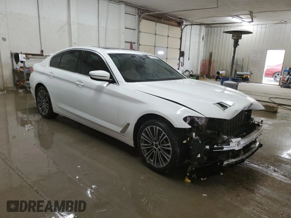 2020 BMW 5 Series 530i with VIN WBAJR3C09LCD99985, listed as a Copart auction lot 47174615 with 20,742 mi miles and Salvage Title. Bid and sale history available at DreamBid. Image 4.