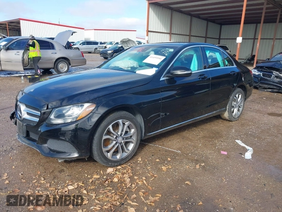 2017 Mercedes-Benz C 300 with VIN 55SWF4KB8HU201820, listed as a IAAI auction lot 41459590 with 90,775 mi miles and . Bid and sale history available at carsss.com. Image 2.