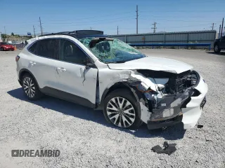 2020 Ford Escape Titanium Hybrid with VIN 1FMCU9DZ9LUC30255, listed as a Copart auction lot 59558215 with 46,303 mi miles and Salvage title. Bid and sale history available at DreamBid. Image 4.