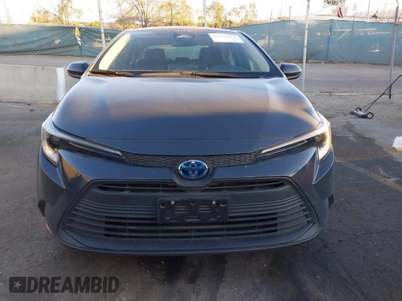 2023 Toyota Corolla Hybrid LE with VIN JTDBCMFE3P3020729, listed as a IAAI auction lot 41422018 with 79,069 mi miles. Bid and sale history available at carsss.com. Image 13.