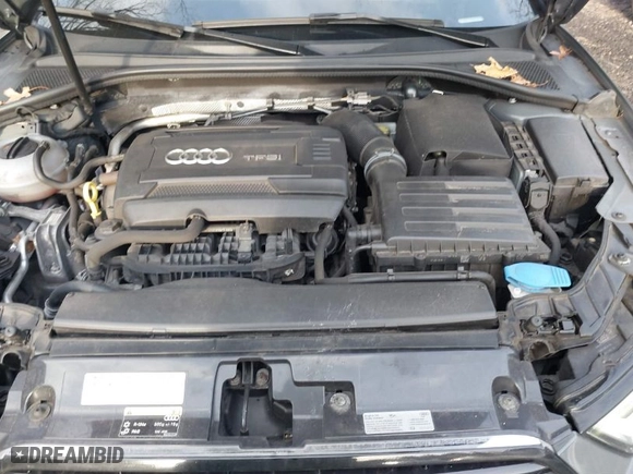 2017 Audi A3 Sedan Premium Plus with VIN WAUJ8GFF6H1040507, listed as a IAAI auction lot 41571118 with 55,858 mi miles. Bid and sale history available at carsss.com. Image 10.