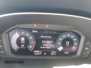 2021 Audi Q3 S line Premium with VIN WA1DECF35M1033074, listed as a Copart auction lot 61259905 with 24,066 mi miles and Salvage title. Bid and sale history available at DreamBid. Image 9.