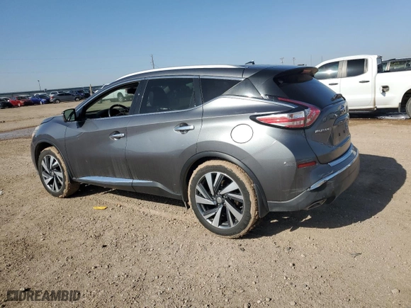 2015 Nissan Murano SL with VIN 5N1AZ2MG6FN209103, listed as a Copart auction lot 52204145 with 114,607 mi miles and Salvage Title. Bid and sale history available at carsss.com. Image 2.