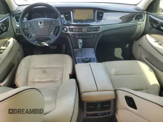 2014 Hyundai Equus Signature with VIN KMHGH4JH2EU090816, listed as a Copart auction lot 54565535 with 168,285 mi miles and Salvage Title. Bid and sale history available at DreamBid. Image 8.