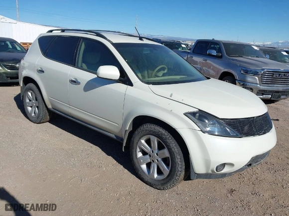 2006 Nissan Murano SL with VIN JN8AZ08W86W550995, listed as a IAAI auction lot 41470307 with 198,798 mi miles. Bid and sale history available at carsss.com. Image 1.