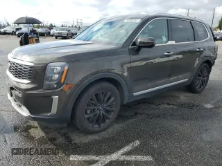 2021 Kia Telluride SX with VIN 5XYP54HC7MG191227, listed as a Copart auction lot 48558265 with 71,416 mi miles and Salvage Title. Bid and sale history available at carsss.com. Image 1.
