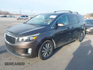 2016 Kia Sedona EX with VIN KNDMC5C1XG6159271, listed as a IAAI auction lot 41409277 with 95,696 mi miles. Bid and sale history available at carsss.com. Image 6.