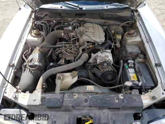 1998 Ford Mustang with VIN 1FAFP4041WF104623, listed as a Copart auction lot 50089825 with 189,313 mi miles and Salvage title. Bid and sale history available at DreamBid. Image 11.