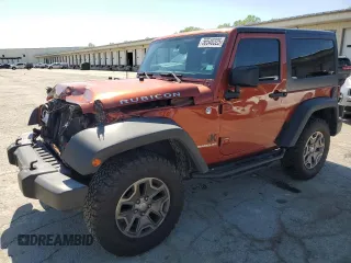 2014 Jeep Wrangler Rubicon with VIN 1C4BJWCG9EL285532, listed as a Copart auction lot 56548325 with 100,032 mi miles and Salvage title. Bid and sale history available at DreamBid. Image 1.