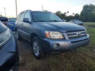 2006 Toyota Highlander Hybrid with VIN JTEEW21A560007876, listed as a Copart auction lot 74311214 with 225,306 mi miles and Salvage Title. Bid and sale history available at carsss.com. Image 4.