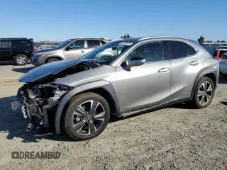 2020 Lexus UX with VIN JTHP9JBHXL2024195, listed as a Copart auction lot 48470575 with 58,500 mi miles and Salvage Title. Bid and sale history available at carsss.com. Image 1.