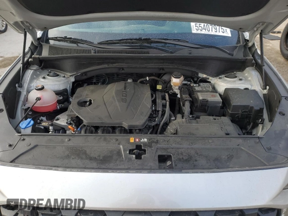 2023 Hyundai Santa Fe SE with VIN 5NMS1DAJ7PH637935, listed as a Copart auction lot 55407975 with 43,492 mi miles and Salvage title. Bid and sale history available at DreamBid. Image 12.
