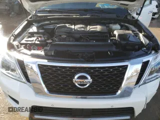 2019 Nissan Armada Platinum with VIN JN8AY2NE9K9758483, listed as a Copart auction lot 42636495 with 43,952 mi miles and Salvage Title. Bid and sale history available at carsss.com. Image 11.