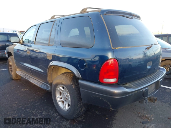 2002 Dodge Durango Sport with VIN 1B4HS38N62F206645, listed as a IAAI auction lot 41216499 with 149,694 mi miles. Bid and sale history available at carsss.com. Image 3.