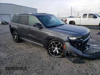 2022 Jeep Grand Cherokee Summit Reserve with VIN 1C4RJHEG8N8637493, listed as a Copart auction lot 43548675 with 37,629 mi miles and Salvage title. Bid and sale history available at DreamBid. Image 4.