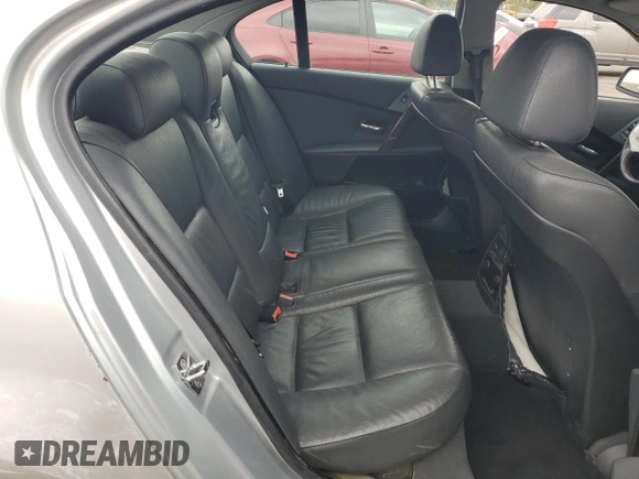 2006 BMW 5 Series 530i with VIN WBANE73546CM42338, listed as a Copart auction lot 50972655 with 133,483 mi miles and Salvage Title. Bid and sale history available at carsss.com. Image 10.