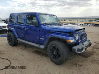 2018 Jeep Wrangler Unlimited Sahara with VIN 1C4HJXEG4JW215801, listed as a Copart auction lot 61774965 with 94,864 mi miles and Salvage title. Bid and sale history available at DreamBid. Image 4.